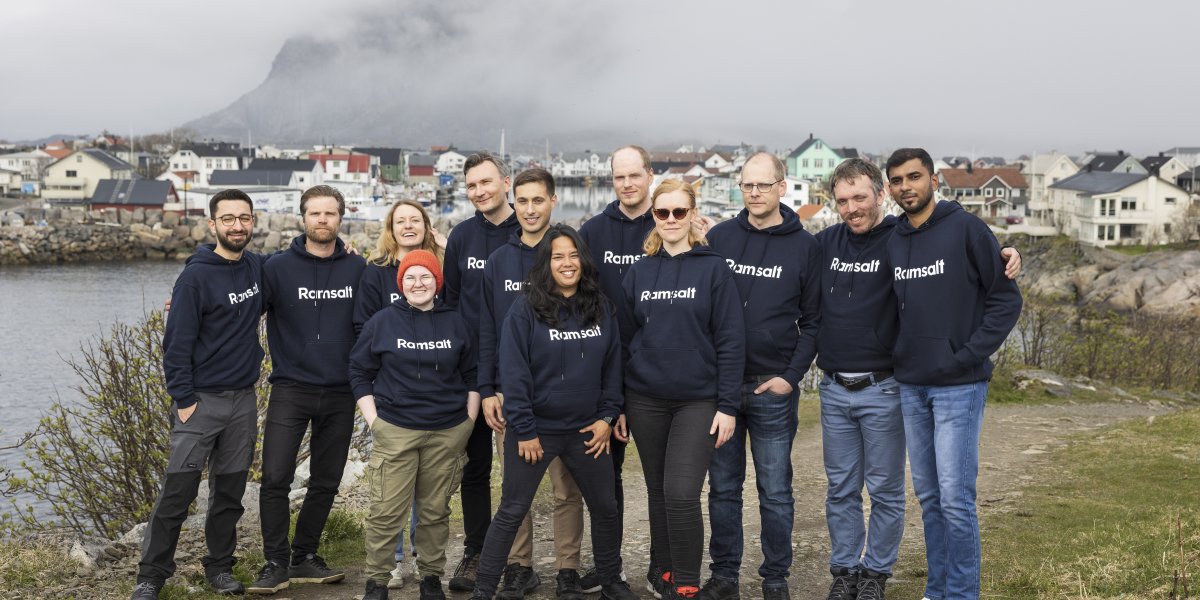 Ramsalt team in front of fishing village